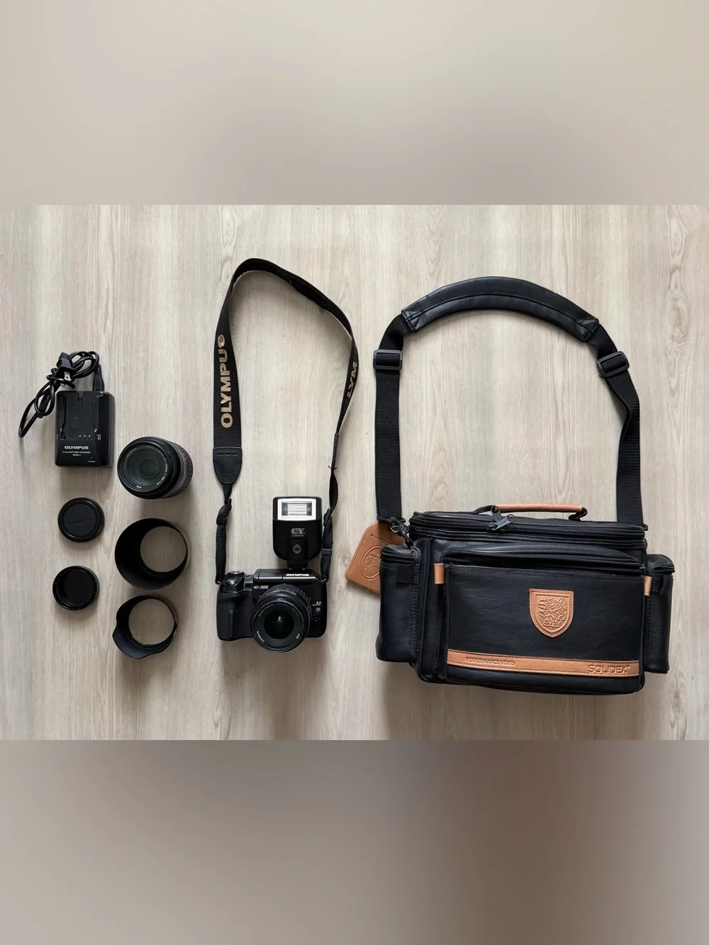 Olympus EVOLT E-300 8.0MP Digital SLR Camera - Black Kit w/ 14-45mm Lens and Acc